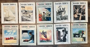 LOT of (10) VINTAGE MAGAZINES: 1920 to 1926 - SCIENTIFIC AMERICAN - Picture 1 of 20