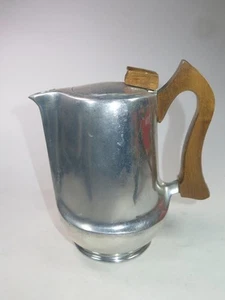 Cafetera de aluminio vintage/retro Picquot Ware años 50 - Imagen 1 de 5
