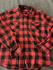 MCedar Herren Flanellhemd Gr. XL rot und schwarz kariert - Bild 1 von 6