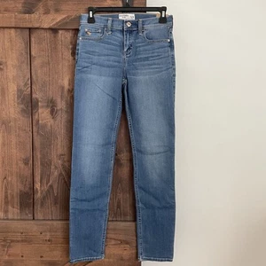 NEW Abercrombie Kids Skinny Jean Girls Size 15/16 Stretch Medium Wash Denim - Picture 1 of 12