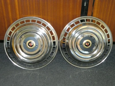 2x 20" Stainless Steel Rear Duple Centre Wheel Discs Dominant Coach Bus NOS Pair - Image 1 of 3