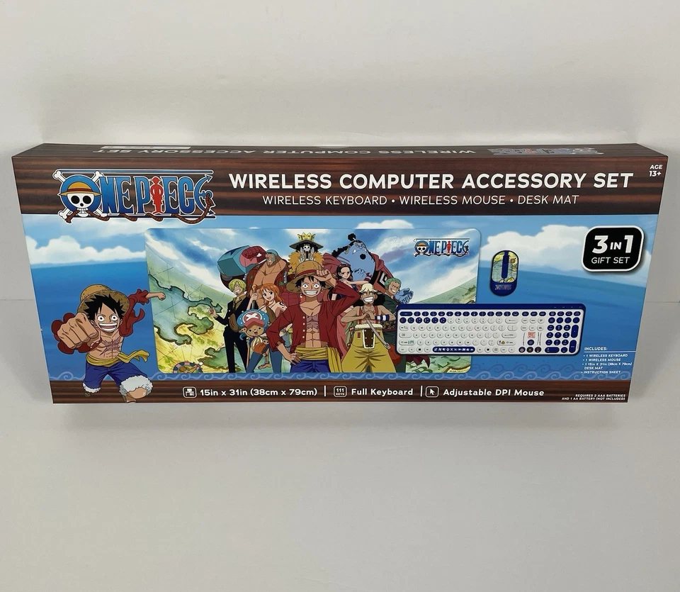 ONE PIECE WIRELESS COMPUTER ACCESSORY SET WIRELESS KEYBOARD WIRELESS MOUSE NEW - Image 1 of 3