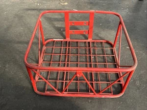 POSTIE POSTMAN PMG POST BIKE BICYCLE BASKET MAIL CARRIER ORIGINAL DELIVERY FRONT - Picture 1 of 4