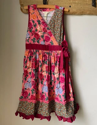 Size10 - Girl's Matilda Jane Fall Bouquet Ruffle Dress - Image 1 of 4