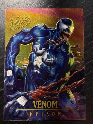 1995 Fleer Ultra Marvel "Venom" Ltd Edition Chromium Insert Card No. 7 of 9 NM - Image 1 of 4
