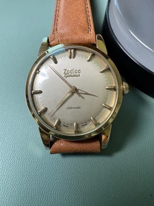 Vintage Zodiac Glorious 21J Men's Automatic Wristwatch 10k filled - Picture 1 of 7