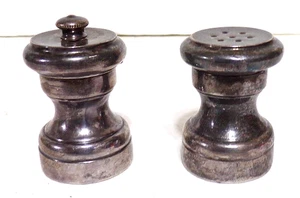 #2 Garantito Tre Spaten Made in Italy Sterling & Holz Salzstreuer & Pfeffermühle - Bild 1 von 5