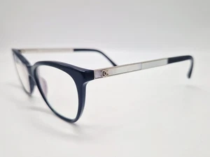 CHANEL 3330-H 501 Eyeglasses Glasses Frames - Black / Mother Of Pearl 53mm - Picture 1 of 11