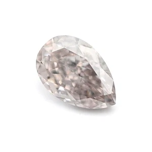 0.23 Ct. Natural Fancy Light Pinkish Brown Loose Diamond Pear SI1 GIA Certified - Picture 1 of 7