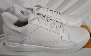Timberland Allston sneakers basse bianche pieno fiore uomo taglia 10,5 nuove con scatola - Foto 1 di 8