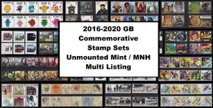 2016-2020 GB Commemorative Stamp Sets UM MNH - Multi Listing - Picture 1 of 65