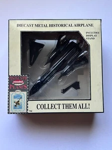 Model Power Postage Stamp Planes SR-71 Blackbird #5389 Diecast & Stand - Picture 1 of 3