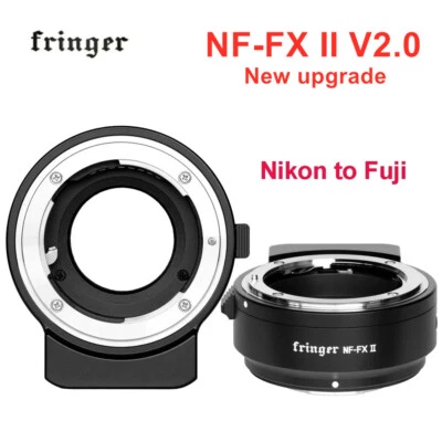 Fringer NF-FX II V2 Auto focus lens adapter for Nikon F Lens to Fujifilm X mount - Image 1 of 4