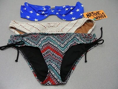 LOTE DE TRAJES DE BAÑO TALLA GRANDE DESAJUSTADOS - 2 Fondos Mosssimo y 1 Top Ondas Nativas! Foto 1 de 4