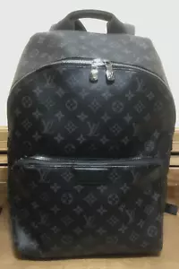 Louis Vuitton Black Monogram Discovery Eclipse Canvas Backpack - Picture 1 of 22