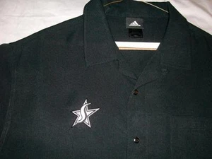 Silver Stars WNBA adidas Basketball Button Up Black Shirt Adult X-Large XL used - Picture 1 of 2