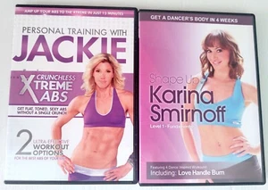 Personal Training Jackie Xtreme Abs & Karina Smirnoff Dancers Body Workout DVD - Picture 1 of 2