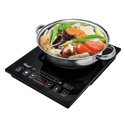 Rosewill RHAI-15001 1800-Watt Induction Cooker with Stainless steel pot - Image 1 of 4