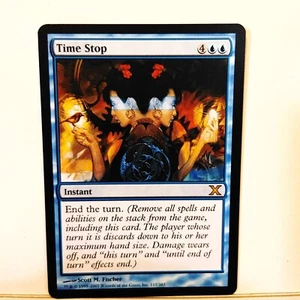 TIME STOP -- Magic The Gathering - 10a Edición - Casi Nuevo - Imagen 1 de 1