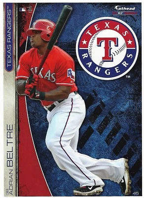 ADRIAN BELTRE TEXAS RANGERS FATHEAD INTERCAMBIABLES LOGOTIPO PEGATINA EXTRAÍBLE 2013 #45 Foto 1 de 4