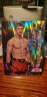 2022 PANINI SELECT UFC ARNOLD ALLEN #18 PHENOMENON FLASH PRIZM 🔥 18 - Image 1 of 2