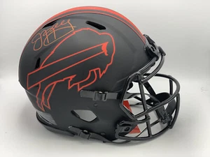 JIM KELLY Signed BUFFALO BILLS - Speed Authentic ECLIPSE full helmet - Auto - Picture 1 of 7