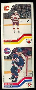 1983-84 Eddy Beers / Dave Babych NHL Vachon '83 #2 / #122 NM Panel Uncut