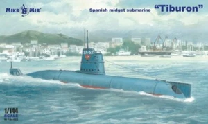 MikroMir 1/144 Tiburon - Spanish Shark Class Submarine Model Kit - Bild 1 von 3