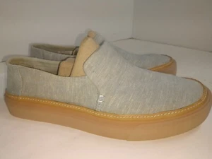 TOMS Women's Casual Slip-On Sneakers Shoes Light Blue Twill Looking Canvas 7.5US - Bild 1 von 10
