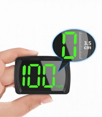 Car GPS Digital Speedometer HUD Car Head Up Display Plug & Play MPH HD Font - Image 1 of 4