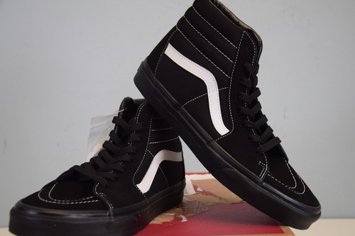 Vans Sk8 Hi black black true white unisex taglia 40 5 nuovo incl. fattura