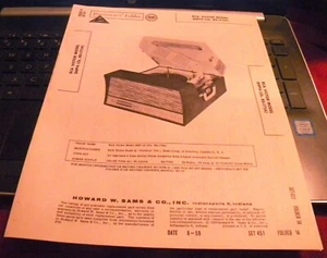 RCA VICTOR STEREO AMPLIFIER W/4 SPEED RECORD CHANGER (SAMS PHOTOFACT 451-14) - Picture 1 of 1