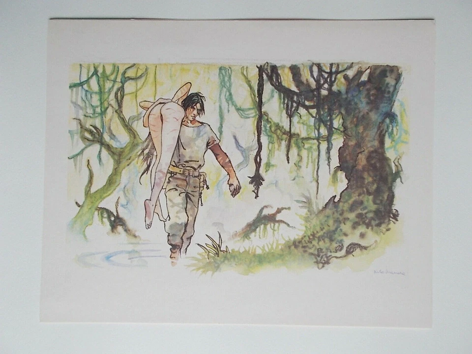 Milo Manara  ( Art Print ) " Jungle "   - Photo 1/1