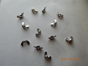 TUERCAS DE MARIPOSA MÉTRICAS DE ACERO INOXIDABLE M6-1.0 DIN315 GRADO A2, 12 PIEZAS. NUEVO - Imagen 1 de 1