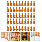 50 PCS Beaded Curtain Woodsy Decor Gourd Beads Tassel