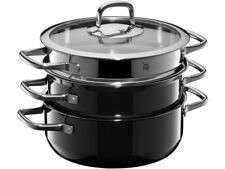WMF Fusiontec Compact Cooking Pot Set 3-PIECE Black 515615290