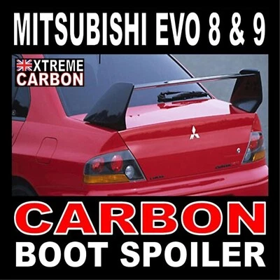 Estilo OEM Carbon Boot Spoiler "Fits" Mitsubishi Evo EVOLUTION 8 - 9 modelos - Imagen 1 de 4