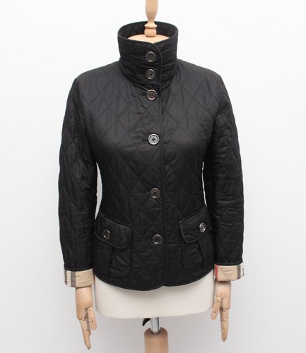 Blazer Nova Donna BURBERRY BRIT Nero Trapuntato Taglia XS