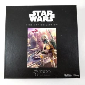 Puzzle Star Wars collezione Fine Art BOBA FETT 1000 pezzi Mandalorian usato in ottime condizioni - Foto 1 di 8