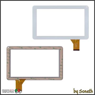 VETRO TOUCH SCREEN PER MASTER MID900 Tablet PC BIANCO - Immagine 1 di 3