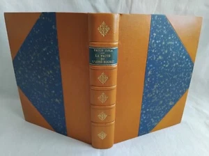 ZOLA 1922 LA FAUTE DE L'ABBE MOURET MORNAY BELLE RELIURE GRAVURES BOIS ACHENER - Picture 1 of 11