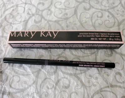 Mary Kay Precision Brow Liner DARK BRUNETTE  Full Size 127614 - NEW IN BOX - Image 1 of 2