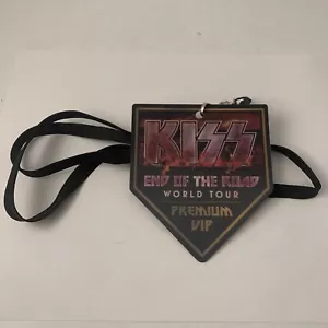 KISS End of the Road Tour 3-D Soundcheck Lanyard 2022 Version - Picture 1 of 8