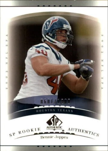 A4112- 2003 SP Authentic FB Cards 201-281 +Inserts -You Pick- 15+ FREE US SHIP - Image 1 of 1