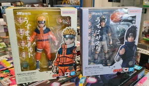 ORIGINALI Bandai S.H. Figuarts NARUTO Uzumaki + Sasuke Uchiha ninja prodigy shf - Imagen 1 de 5