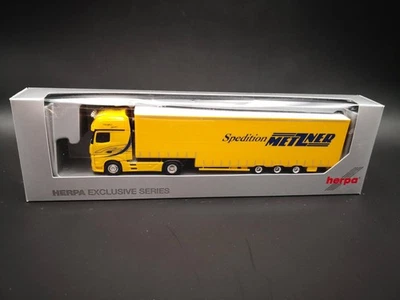Herpa MB Actros Gigaspace Meusburger Spedition Metzner Sattelzug *Vi1000-2-5000 - Bild 1 von 4