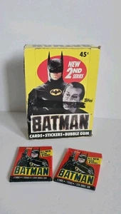 Topps 1989 Batman Movie X2 Wax Packs Trading Cards | 2nd Series | Empty Box - Picture 1 of 6