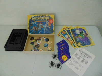 🕷️🎃Goosebumps Shrieks And Spiders Board Game 99% Complete* Halloween R.L Stine - Image 1 of 4