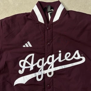 Adidas Texas A&M Aggies Coaches Jacke Herren XXL Varsity bestickt - Bild 1 von 7