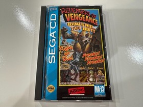 Revengers of Vengeance (Sega CD 1994) CIB Complete w Manual + Reg + Foam LN MINT